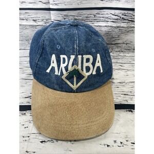 Aruba Denim & Suede unisex adjustable baseball cap casual hat unisex